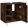 Badezimmerschrank Sperrholz geräucherte Eiche 60x32x53,5cm von vidaXL, Badezimmermöbel - Ref: Foro24-826372, Preis: 49,45 €, ...