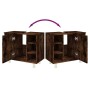 Badezimmerschrank Sperrholz geräucherte Eiche 60x32x53,5cm von vidaXL, Badezimmermöbel - Ref: Foro24-826372, Preis: 49,45 €, ...