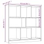 Regal aus geräuchertem Eichensperrholz, 97,5 x 29,5 x 100 cm von vidaXL, Bücherregale und Regale - Ref: Foro24-826378, Preis:...