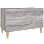 Mueble discos madera contrachapada gris sonoma 74,5x38x48 cm de vidaXL, Almacenamiento para CD y DVD - Ref: Foro24-831963, Pr...