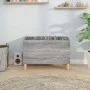 Mueble discos madera contrachapada gris sonoma 74,5x38x48 cm de vidaXL, Almacenamiento para CD y DVD - Ref: Foro24-831963, Pr...