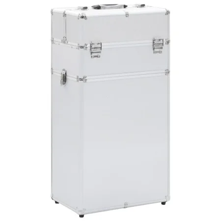 Silberner Aluminium-Make-up-Trolley von vidaXL, Kulturbeutel - Ref: Foro24-91821, Preis: 109,37 €, Rabatt: %