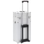Maletín trolley de maquillaje de aluminio plateado de vidaXL, Neceseres - Ref: Foro24-91821, Precio: 108,19 €, Descuento: %