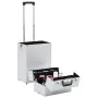 Silberner Aluminium-Make-up-Trolley von vidaXL, Kulturbeutel - Ref: Foro24-91821, Preis: 109,37 €, Rabatt: %