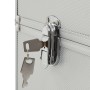 Maletín trolley de maquillaje de aluminio plateado de vidaXL, Neceseres - Ref: Foro24-91821, Precio: 108,19 €, Descuento: %