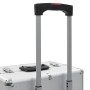 Maletín trolley de maquillaje de aluminio plateado de vidaXL, Neceseres - Ref: Foro24-91821, Precio: 108,19 €, Descuento: %