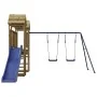 Parque infantil de exterior madera de pino impregnada de vidaXL, Columpios y estructuras de juegos - Ref: Foro24-3155827, Pre...