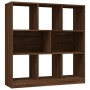 Oak brown plywood shelf 97.5x29.5x100 cm by vidaXL, Bookcases and shelves - Ref: Foro24-826380, Price: 83,51 €, Discount: %