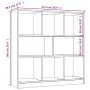 Regal aus eichenbraunem Sperrholz, 97,5 x 29,5 x 100 cm von vidaXL, Bücherregale und Regale - Ref: Foro24-826380, Preis: 82,7...