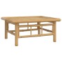 Set de muebles de jardín 11 piezas bambú y cojines blanco crema de vidaXL, Conjuntos de jardín - Ref: Foro24-3155193, Precio:...