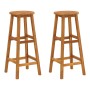 Garden table and 3 high stools made of solid acacia wood by vidaXL, Garden sets - Ref: Foro24-3154388, Price: 216,23 €, Disco...