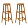 Garden table and 3 high stools made of solid acacia wood by vidaXL, Garden sets - Ref: Foro24-3154388, Price: 196,69 €, Disco...