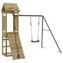 Outdoor playground made of impregnated pine wood by vidaXL, Swings and play structures - Ref: Foro24-3155815, Price: 252,13 €...