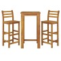 Garden table and high stools 3 pcs solid acacia wood by vidaXL, Garden sets - Ref: Foro24-3154390, Price: 244,11 €, Discount: %