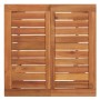 Gartentisch und Hochhocker 3 Stück aus massivem Akazienholz von vidaXL, Gartensets - Ref: Foro24-3154390, Preis: 244,11 €, Ra...