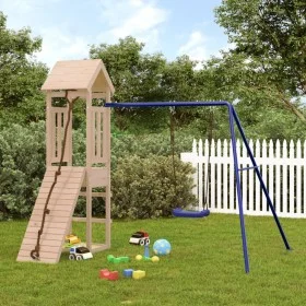 Parque infantil de exterior madera maciza de pino by vidaXL, Swings and play structures - Ref: Foro24-3155813, Price: 234,29 ...