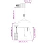 Parque infantil de exterior madera maciza de pino by vidaXL, Swings and play structures - Ref: Foro24-3155813, Price: 175,33 ...