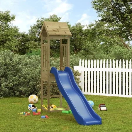 Spielplatz im Freien aus imprägniertem Kiefernholz von vidaXL, Schaukeln und Spielgeräte - Ref: Foro24-3155809, Preis: 199,06...