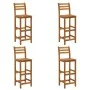 High garden table and stools 5 pcs solid acacia wood by vidaXL, Garden sets - Ref: Foro24-3154396, Price: 448,22 €, Discount: %