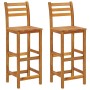 Garden table and high stools 3 pcs solid acacia wood by vidaXL, Garden sets - Ref: Foro24-3154382, Price: 201,85 €, Discount: %