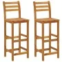 Garden table and high stools 3 pcs solid acacia wood by vidaXL, Garden sets - Ref: Foro24-3154382, Price: 190,97 €, Discount: %