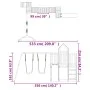 Douglas solid wood outdoor playground by vidaXL, Swings and play structures - Ref: Foro24-3155847, Price: 761,50 €, Discount: %