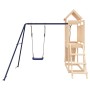 Massives Kiefernholzspielplatz im Freien von vidaXL, Schaukeln und Spielgeräte - Ref: Foro24-3155870, Preis: 226,49 €, Rabatt: %