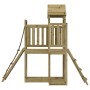 Pine Impregnated Wood Climbing Wall Playhouse by vidaXL, Swings and play structures - Ref: Foro24-3155833, Price: 335,47 €, D...