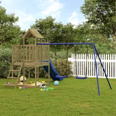 Impregnated pine wood outdoor playground by vidaXL, Swings and play structures - Ref: Foro24-3155845, Price: 414,62 €, Discou...