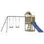 Spielplatz im Freien aus imprägniertem Kiefernholz von vidaXL, Schaukeln und Spielgeräte - Ref: Foro24-3155845, Preis: 432,45...