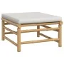 6-piece bamboo garden furniture set with light gray cushions by vidaXL, Garden sets - Ref: Foro24-3155083, Price: 522,94 €, D...