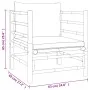 6-piece bamboo garden furniture set with light gray cushions by vidaXL, Garden sets - Ref: Foro24-3155083, Price: 522,94 €, D...