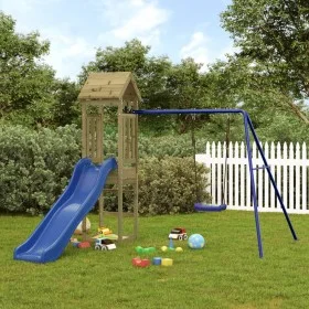 Spielplatz im Freien aus imprägniertem Kiefernholz von vidaXL, Schaukeln und Spielgeräte - Ref: Foro24-3155821, Preis: 245,63...