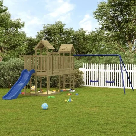 Impregnated pine wood outdoor playground by vidaXL, Swings and play structures - Ref: Foro24-3155851, Price: 610,94 €, Discou...