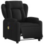 Sillón reclinable de masaje eléctrico tela negro