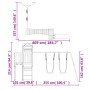 Impregnated pine wood outdoor playground by vidaXL, Swings and play structures - Ref: Foro24-3155851, Price: 627,66 €, Discou...