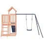 Outdoor solid Douglas wood playground by vidaXL, Swings and play structures - Ref: Foro24-3155841, Price: 391,42 €, Discount: %