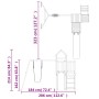 Douglasie Massivholz Spielplatz im Freien von vidaXL, Schaukeln und Spielgeräte - Ref: Foro24-3155841, Preis: 405,13 €, Rabat...