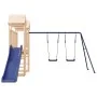 Solid pine wood outdoor playground by vidaXL, Swings and play structures - Ref: Foro24-3155825, Price: 437,67 €, Discount: %