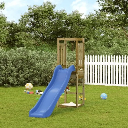 Outdoor playground made of impregnated pine wood by vidaXL, Swings and play structures - Ref: Foro24-3155944, Price: 171,47 €...
