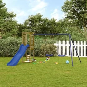 Parque infantil de exterior madera de pino impregnada by vidaXL, Swings and play structures - Ref: Foro24-3155959, Price: 246...