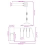 Parque infantil de exterior madera de pino impregnada by vidaXL, Swings and play structures - Ref: Foro24-3155959, Price: 253...