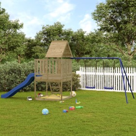 Spielplatz im Freien aus imprägniertem Kiefernholz von vidaXL, Schaukeln und Spielgeräte - Ref: Foro24-3155941, Preis: 486,35...