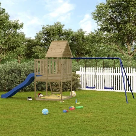 Impregnated pine wood outdoor playground by vidaXL, Swings and play structures - Ref: Foro24-3155941, Price: 472,47 €, Discou...