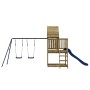 Spielplatz im Freien aus imprägniertem Kiefernholz von vidaXL, Schaukeln und Spielgeräte - Ref: Foro24-3155941, Preis: 478,98...