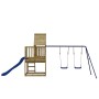 Spielplatz im Freien aus imprägniertem Kiefernholz von vidaXL, Schaukeln und Spielgeräte - Ref: Foro24-3155941, Preis: 478,98...