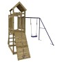 Spielplatz im Freien aus imprägniertem Kiefernholz von vidaXL, Schaukeln und Spielgeräte - Ref: Foro24-3155872, Preis: 374,83...