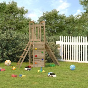 Spielplatz im Freien aus imprägniertem Kiefernholz von vidaXL, Schaukeln und Spielgeräte - Ref: Foro24-3155917, Preis: 218,62...