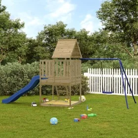 Outdoor playground made of impregnated pine wood by vidaXL, Swings and play structures - Ref: Foro24-3155938, Price: 453,80 €...