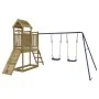 Impregnated pine wood outdoor playground by vidaXL, Swings and play structures - Ref: Foro24-3155875, Price: 357,31 €, Discou...